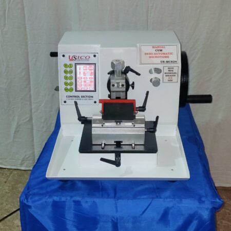 Manual CUM Semi Rotary Microtome