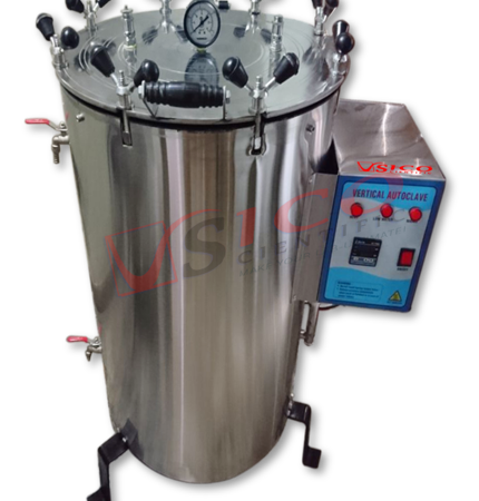 VERTICAL AUTOCLAVE - WINGNUT LOCKING